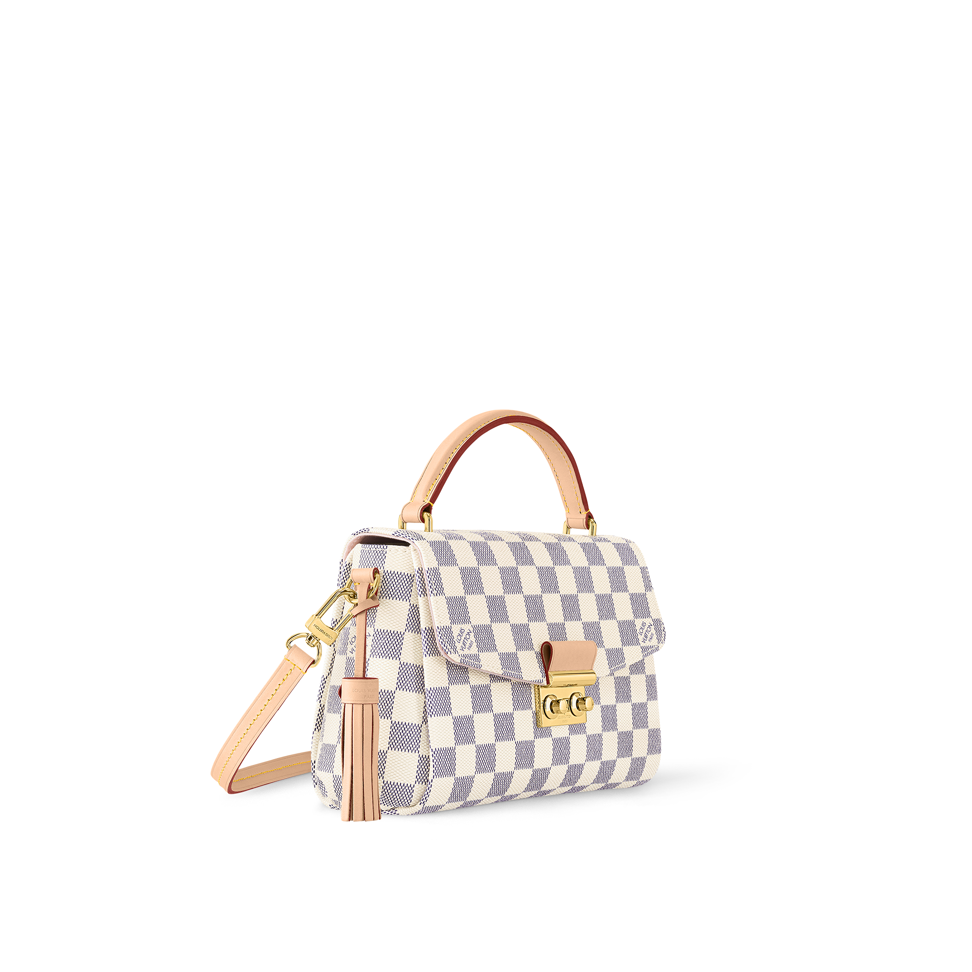 LV Croisette手袋-LV白棋盘-流苏包-LV女士| 路易威登LOUIS